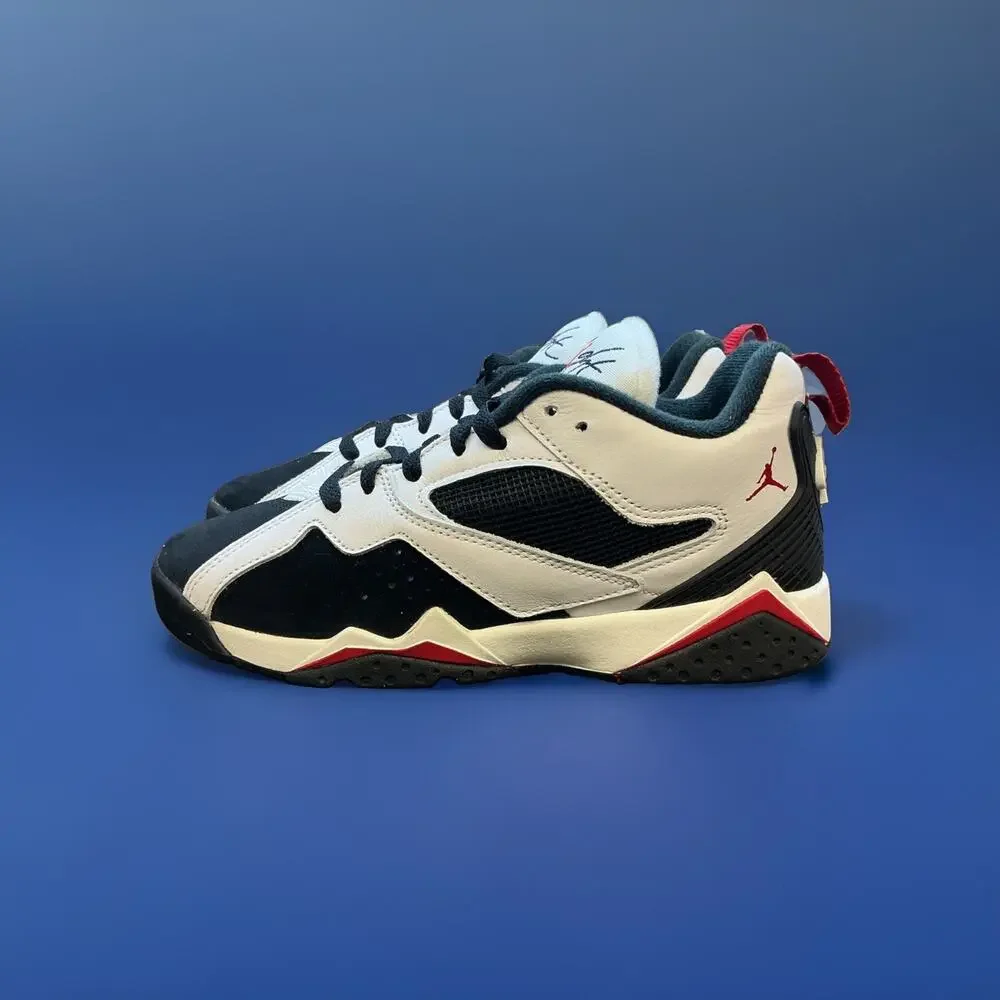 Size 5.5 - Air Jordan MVP 92 White Black Gym Red